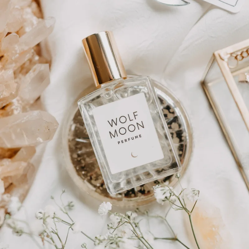Olivine Wolf Moon perfume oil, Julie’s original product photograph
